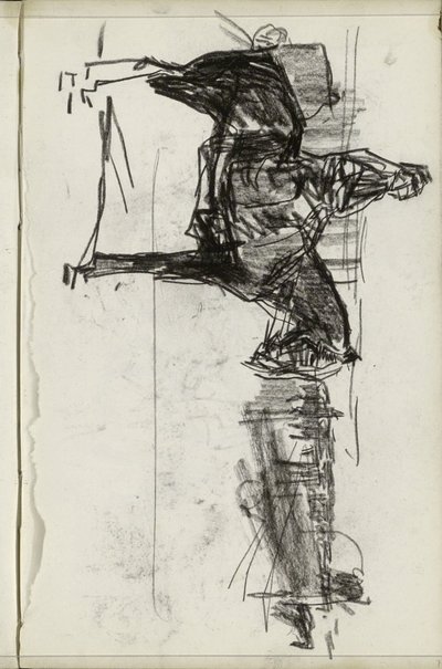 Binici, muhtemelen bir hafif süvari eri by Isaac Israels