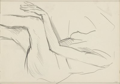 Oturan Kadın Çıplak by Isaac Israels