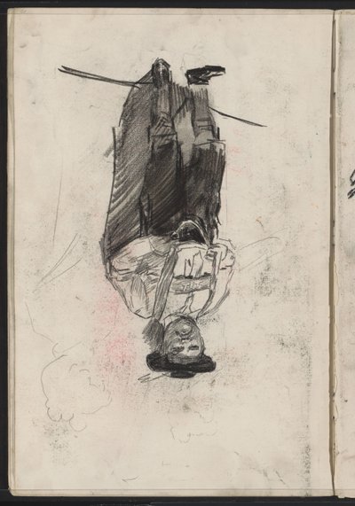 Bavyera kostümlü ayakta adam by Isaac Israels