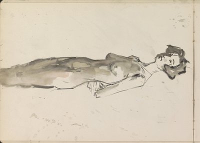 Çıplak Kadın Ayakta by Isaac Israels