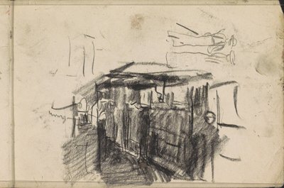 Geceleri sokak görünümü by Isaac Israels