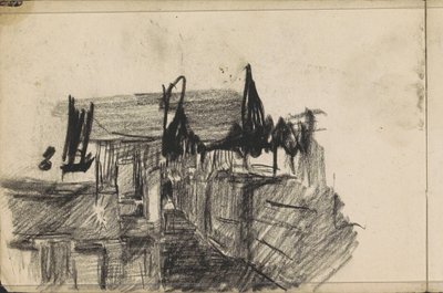 Rakamlarla sokak görünümü by Isaac Israels