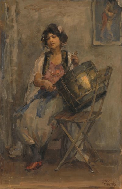 Bayan Davulcu by Isaac Israels