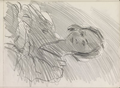 kadın büstü by Isaac Israels
