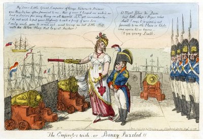 İmparatoriçe Dilek ya da Boney Şaşkın! by Isaac Robert Cruikshank