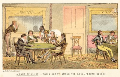 Bir Whist Oyunu by Isaac, Robert and George Cruikshank