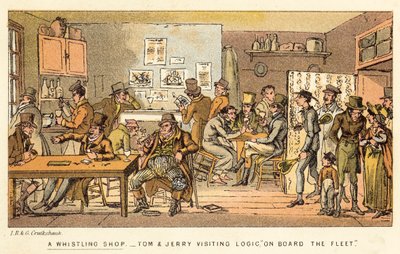 Bir Islık Dükkanı by Isaac, Robert and George Cruikshank