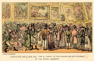 İyi düzenlenmiş bir şilin by Isaac, Robert and George Cruikshank