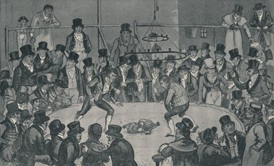 Kraliyet Kokpitinde, 1821, 1920. Sanatçılar: Isaac Robert Cruikshank, George Cruikshank. by Isaac, Robert and George Cruikshank