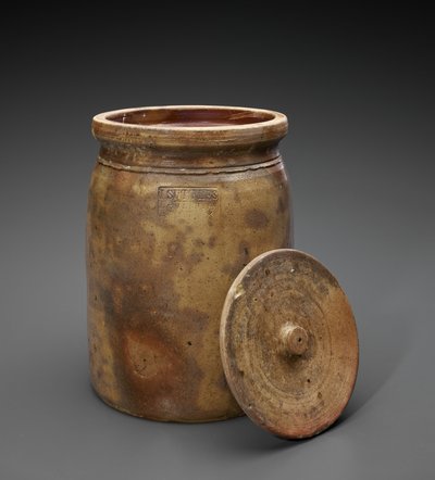 çömlek, c. 1873-1882 (slip-sırlı çömlek) by Isaac Suttles Pottery