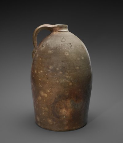 Sürahi, ç. 1873-1882 (tuz sırlı taş eşya) by Isaac Suttles Pottery