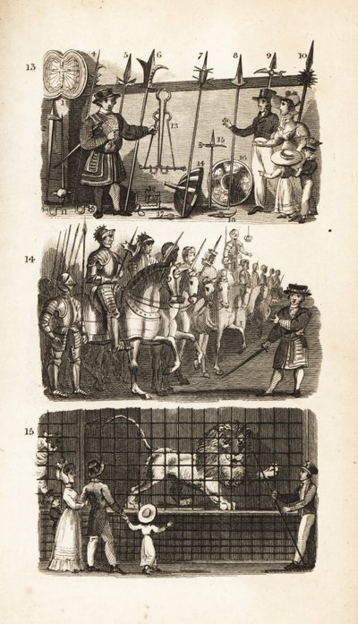 Londra Kulesi: Cephanelik, At Cephaneliği ve Kuledeki Vahşi Canavarlar by Isaac Taylor