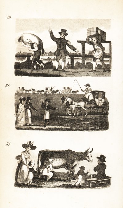 Waterman, Ticket Porter, Fellowship Porter, Coachstand ve İnekten Yeni Süt by Isaac Taylor