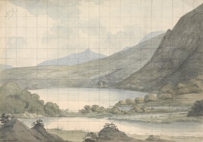 Nehrin Ötesinden Görünümlü Türk Gölü ve Brikeen Adası (İrlanda) by Isaac Weld