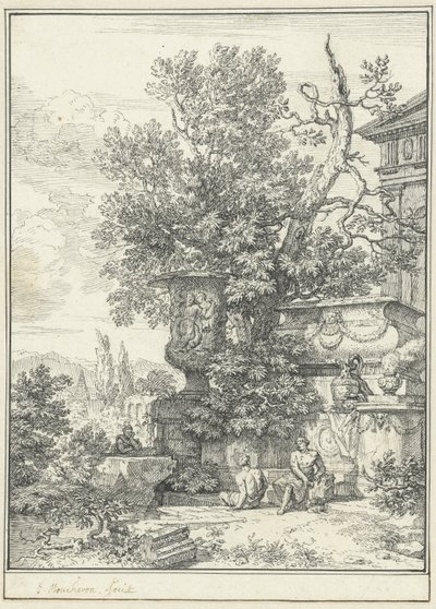 klasisist manzara by Isaac de Moucheron