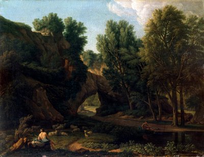 Manzara, 17. yüzyılın sonu veya 18. yüzyılın başı by Isaac de Moucheron