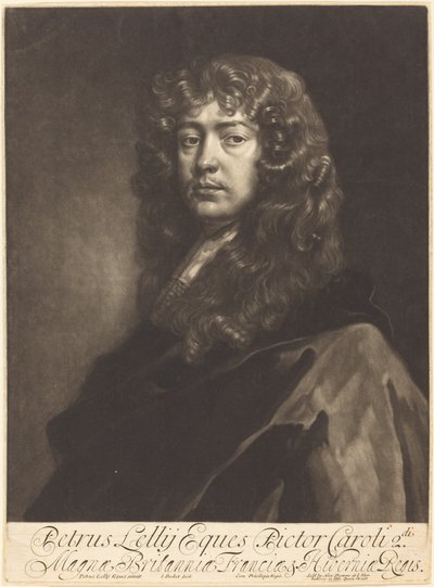 Sör Peter Lely by Isaak Beckett after Sir Peter Lely