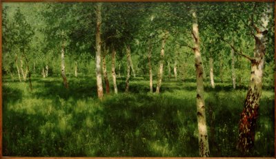 Birkenhain by Isaak Ilyich Levitan