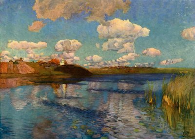 Göl Kenarında Güneşli Bir Gün, 1899-1900, 1965. by Isaak Ilyich Levitan
