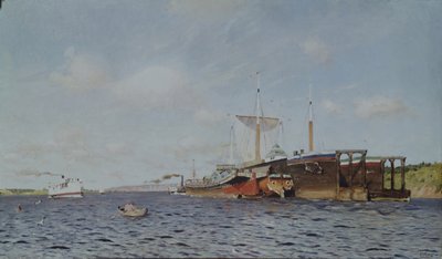 Taze rüzgar. Volga, 1895 by Isaak Ilyich Levitan