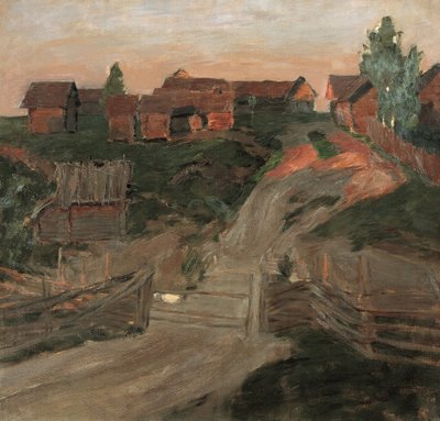 Güneşin Son Işınları, 1899. by Isaak Ilyich Levitan