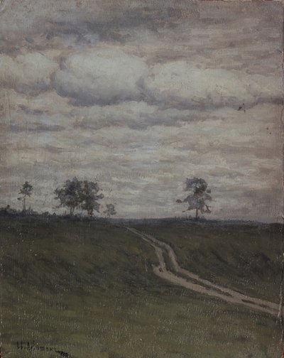 alacakaranlık, 1899 by Isaak Ilyich Levitan