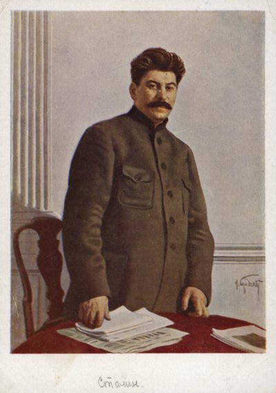 Joseph Stalin, Sovyet Bolşevik lideri by Isaak Israilevich Brodsky