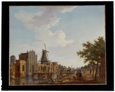 Utrecht'teki Catharijnepoort by Isaak Ouwater