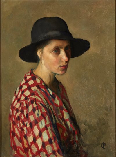 Köylü Kız (tuval üzerine yağlı boya) by Isabel Codrington