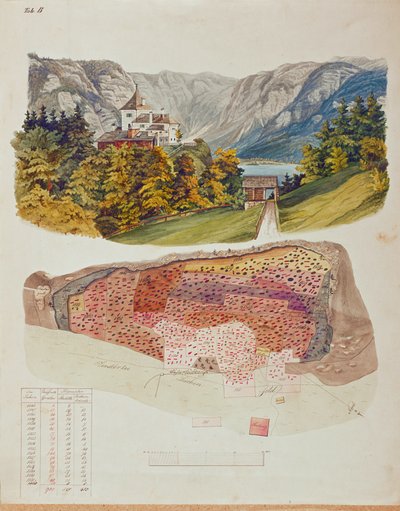 1846 yılında maden mühendisi ve amatör arkeolog Johann Georg Ramsauer, Avusturya