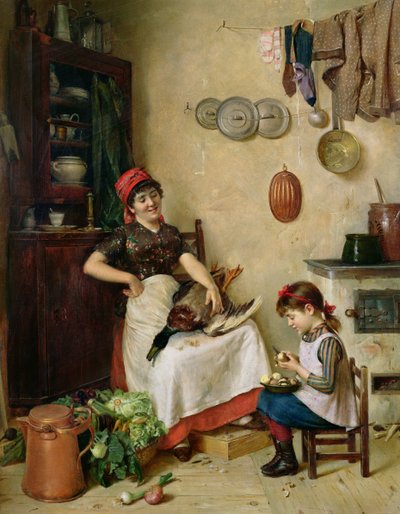 Bir Yardım Eli (panel) by Isidor Kaufmann