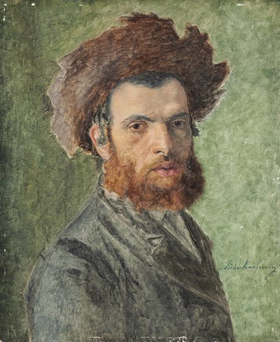 Genç Hasidik Yahudi Portresi, by Isidor Kaufmann