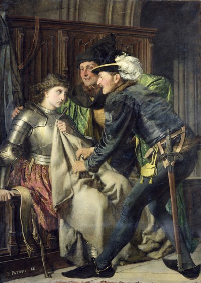 Joan of Arc (1412-31) Hapishanede Hakaret, 1866 by Isidore Patrois