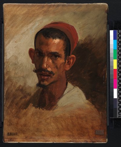 Genç bir Arap'ın başı için çalışma, 1860-1862 by Isidore Pils