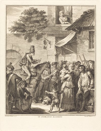 alman şarlatanı by Isidore Stanislas Helman after Jean Duplessi Bertaux