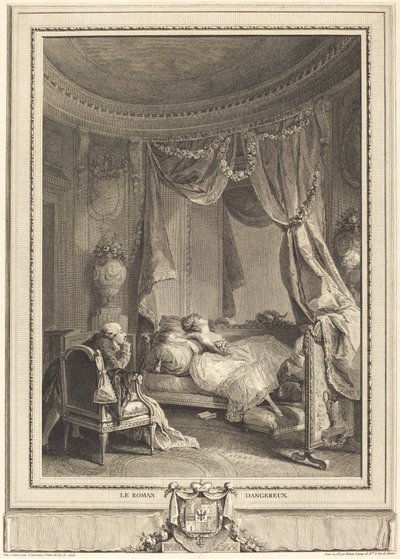 tehlikeli roman by Isidore Stanislas Helman after Nicolas Lavreince