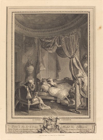 tehlikeli roman by Isidore Stanislas Helman after Nicolas Lavreince