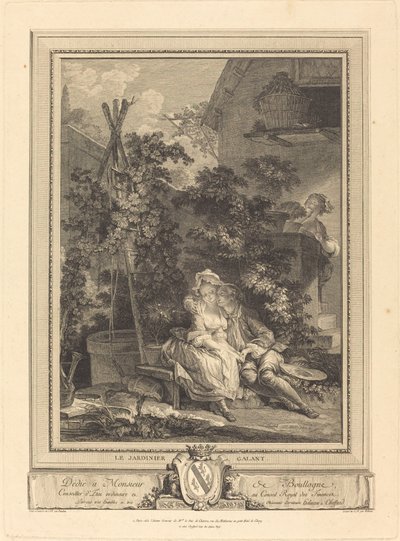 cesur bahçıvan by Isidore Stanislas Helman after Pierre Antoine Baudouin