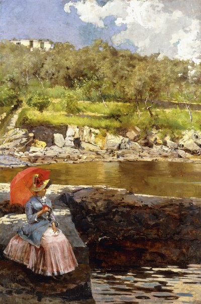 kırmızı şemsiye by Isidoro Farina