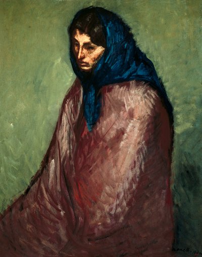 "" Le sığınak "" Isidre Nonell i Monturiol (1873-1911) tarafından tablo 1904 Barselona. Katalonya Ulusal Sanat Müzesi by Isidro Nonell