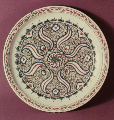 Alev desenli tabak, İznik, Türkiye