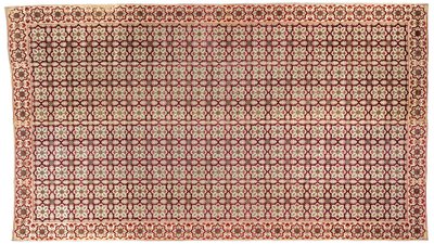 Yaz Zemin Kaplaması, c.1650 (kadife ve metal ipli ipek) by Islamic School