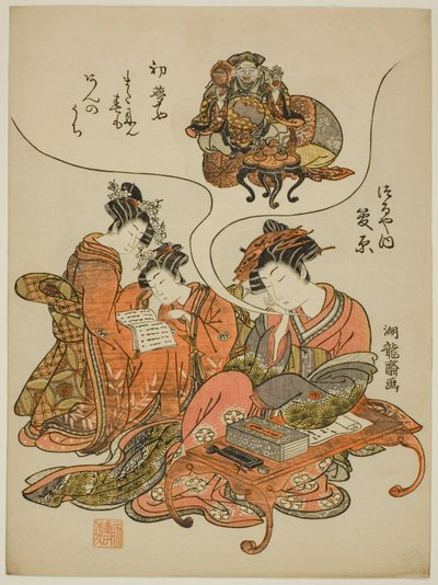 Sugawara of te Tsuruya d Nadir insanlar Daikoku g by Isoda Koryusai
