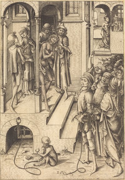 Bak Adam, c. 1480 by Israhel van Meckenem