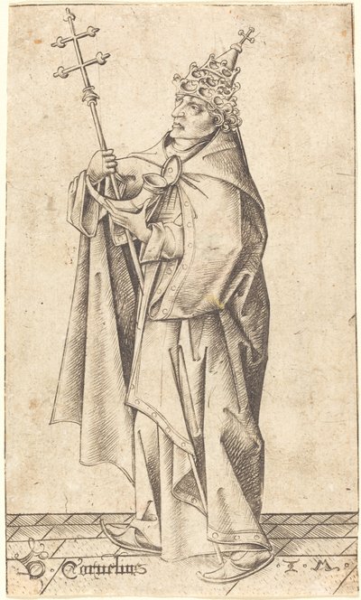 Aziz Kornelius by Israhel van Meckenem
