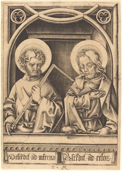 Aziz Thomas ve Az James by Israhel van Meckenem