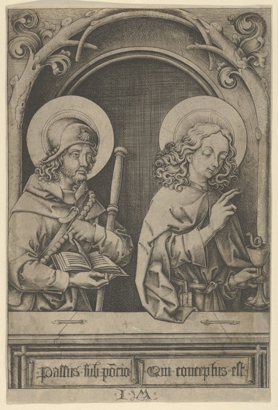 Havarilerden St. James the Greater ve St. John. by Israhel van Meckenem