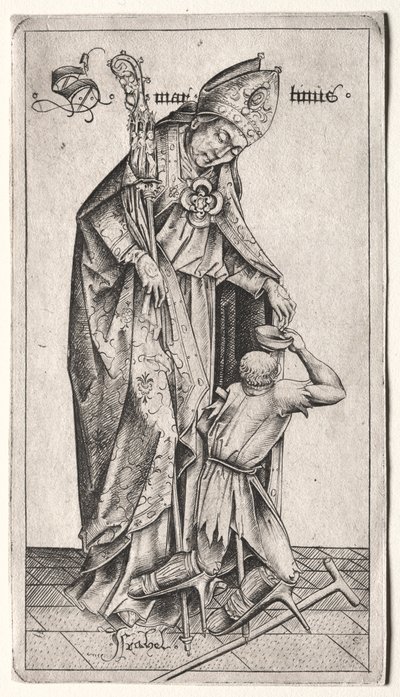 Aziz Martin. by Israhel van Meckenem