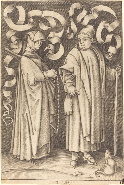 Kilise Müdavimleri by Israhel van Meckenem