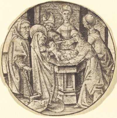 Sünnet, c. 14701480. by Israhel van Meckenem